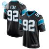 Mens Carolina Panthers Zach Kerr Nike Black Game Jersey stylepulseusa 1