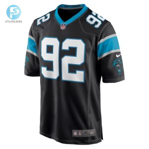 Mens Carolina Panthers Zach Kerr Nike Black Game Jersey stylepulseusa 1 1