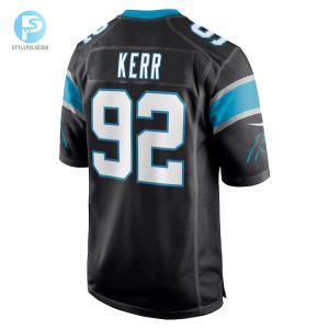 Mens Carolina Panthers Zach Kerr Nike Black Game Jersey stylepulseusa 1 2