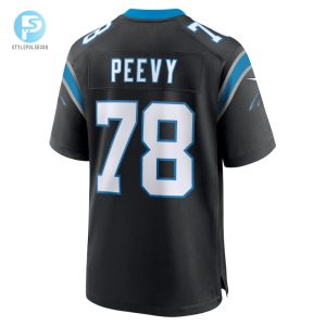 Mens Carolina Panthers Jayden Peevy Nike Black Game Jersey stylepulseusa 1 2