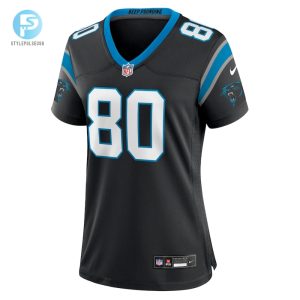 Womens Carolina Panthers Ian Thomas Nike Black Team Game Jersey stylepulseusa 1 1