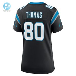 Womens Carolina Panthers Ian Thomas Nike Black Team Game Jersey stylepulseusa 1 2