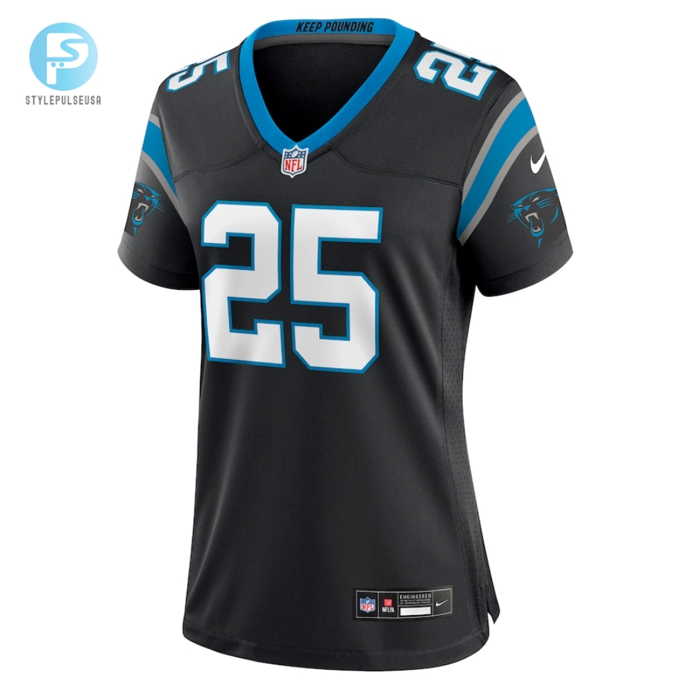 Womens Carolina Panthers Xavier Woods Nike Black Team Game Jersey 