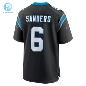 Mens Carolina Panthers Miles Sanders Nike Black Team Game Jersey stylepulseusa 1 2