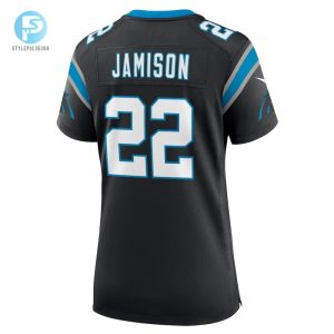 Womens Carolina Panthers Dshawn Jamison Nike Black Team Game Jersey stylepulseusa 1 5