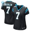 Womens Carolina Panthers Steve Beuerlein Nike Black Retired Player Jersey stylepulseusa 1