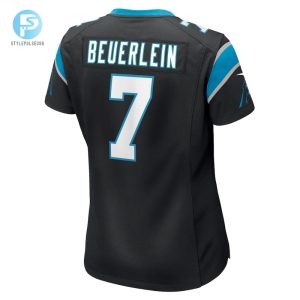 Womens Carolina Panthers Steve Beuerlein Nike Black Retired Player Jersey stylepulseusa 1 2