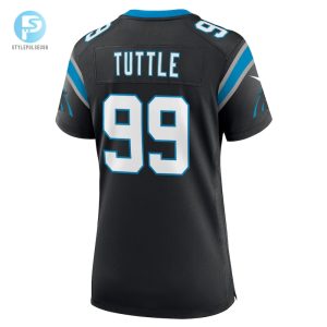 Womens Carolina Panthers Shy Tuttle Nike Black Game Player Jersey stylepulseusa 1 2