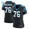 Womens Carolina Panthers Calvin Throckmorton Nike Black Team Game Jersey stylepulseusa 1