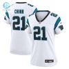 Womens Carolina Panthers Jeremy Chinn Nike White Player Jersey stylepulseusa 1