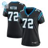 Womens Carolina Panthers Taylor Moton Nike Black Team Game Jersey stylepulseusa 1