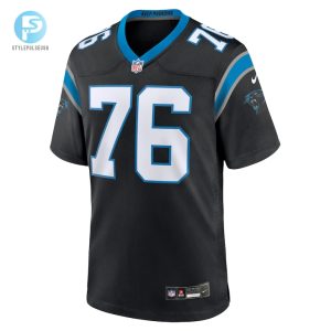 Mens Carolina Panthers Calvin Throckmorton Nike Black Team Game Jersey stylepulseusa 1 1