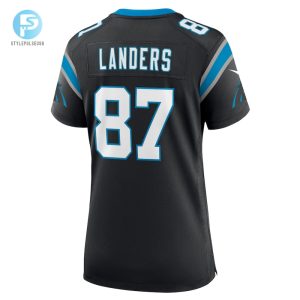 Womens Carolina Panthers Matt Landers Nike Black Game Jersey stylepulseusa 1 2