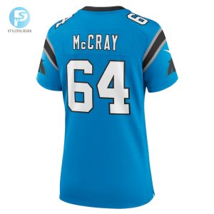 Womens Carolina Panthers Justin Mccray Nike Blue Alternate Game Jersey stylepulseusa 1 2