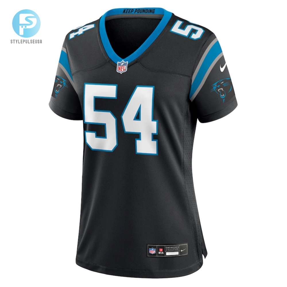 Womens Carolina Panthers Kamu Grugierhill Nike Black Game Jersey 