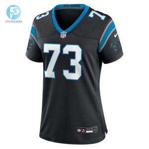 Womens Carolina Panthers Rashard Lawrence Nike Black Game Jersey stylepulseusa 1 1