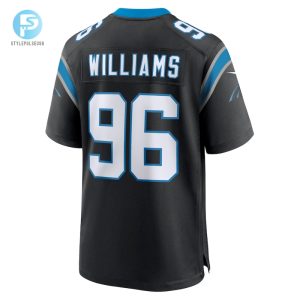 Mens Carolina Panthers Deshawn Williams Nike Black Game Player Jersey stylepulseusa 1 2