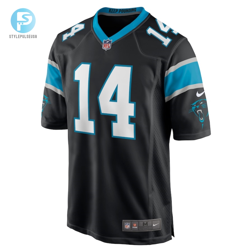 Mens Carolina Panthers Andy Dalton Nike Black Game Player Jersey 