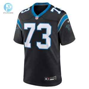 Mens Carolina Panthers Rashard Lawrence Nike Black Game Jersey stylepulseusa 1 1