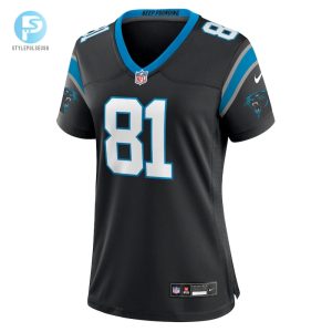 Womens Carolina Panthers Hayden Hurst Nike Black Team Game Jersey stylepulseusa 1 1