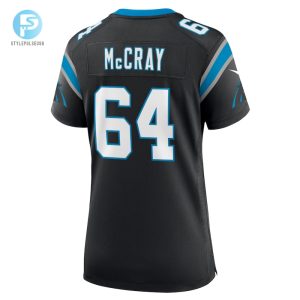 Womens Carolina Panthers Justin Mccray Nike Black Team Game Jersey stylepulseusa 1 2