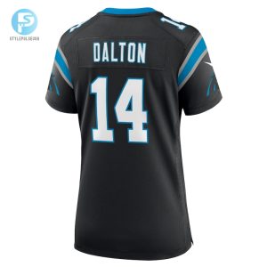 Womens Carolina Panthers Andy Dalton Nike Black Team Game Jersey stylepulseusa 1 2