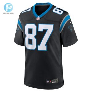 Mens Carolina Panthers Matt Landers Nike Black Game Jersey stylepulseusa 1 1