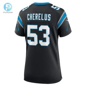 Womens Carolina Panthers Claudin Cherelus Nike Black Team Game Jersey stylepulseusa 1 5