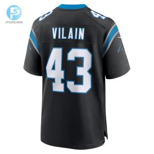 Mens Carolina Panthers Luiji Vilain Nike Black Game Jersey stylepulseusa 1 2