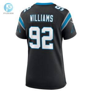 Womens Carolina Panthers Raequan Williams Nike Black Team Game Jersey stylepulseusa 1 2