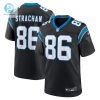 Mens Carolina Panthers Mike Strachan Nike Black Game Jersey stylepulseusa 1