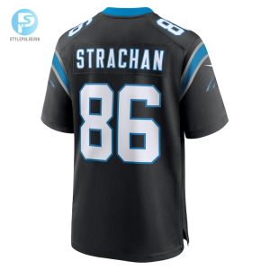 Mens Carolina Panthers Mike Strachan Nike Black Game Jersey stylepulseusa 1 2