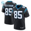 Mens Carolina Panthers Marquez Stevenson Nike Black Team Game Jersey stylepulseusa 1