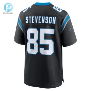 Mens Carolina Panthers Marquez Stevenson Nike Black Team Game Jersey stylepulseusa 1 2