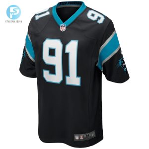 Mens Carolina Panthers Kevin Greene Nike Black Game Retired Player Jersey stylepulseusa 1 1