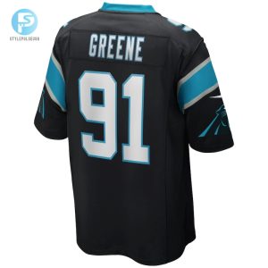 Mens Carolina Panthers Kevin Greene Nike Black Game Retired Player Jersey stylepulseusa 1 2