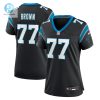 Womens Carolina Panthers Deonte Brown Nike Black Team Game Jersey stylepulseusa 1