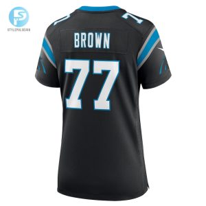 Womens Carolina Panthers Deonte Brown Nike Black Team Game Jersey stylepulseusa 1 2