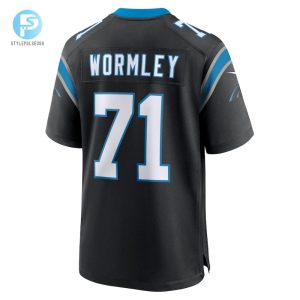 Mens Carolina Panthers Chris Wormley Nike Black Game Jersey stylepulseusa 1 2