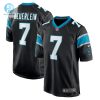 Mens Carolina Panthers Steve Beuerlein Nike Black Retired Player Jersey stylepulseusa 1