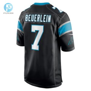 Mens Carolina Panthers Steve Beuerlein Nike Black Retired Player Jersey stylepulseusa 1 2