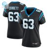 Womens Carolina Panthers Austin Corbett Nike Black Team Game Jersey stylepulseusa 1