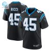 Mens Carolina Panthers Giovanni Ricci Nike Black Team Game Jersey stylepulseusa 1