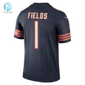 Mens Chicago Bears Justin Fields Nike Navy Legend Jersey stylepulseusa 1 2