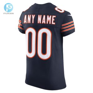 Mens Chicago Bears Nike Navy Vapor F.U.S.E. Elite Custom Jersey stylepulseusa 1 2