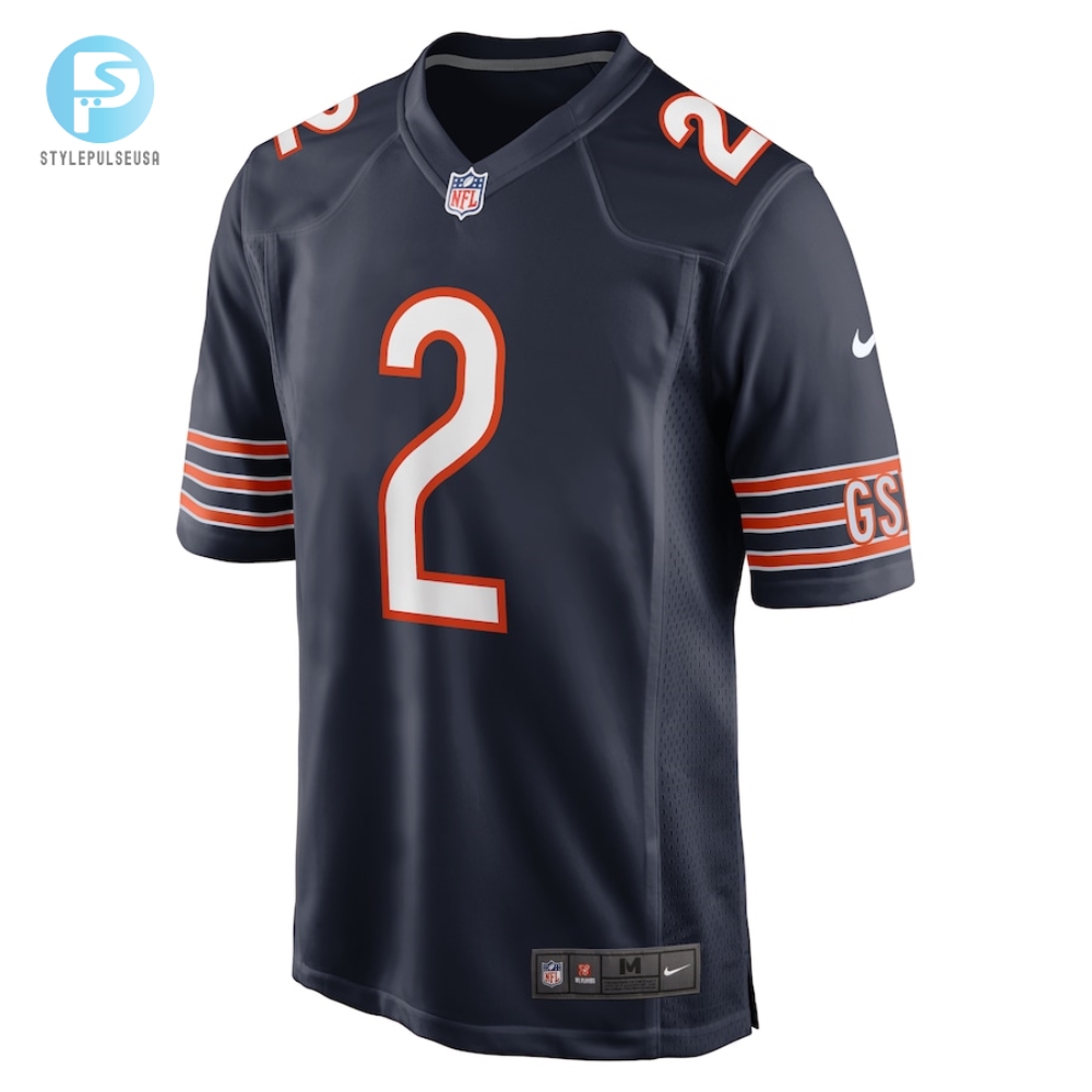 Mens Chicago Bears D.J. Moore Nike Navy Team Color Game Jersey 
