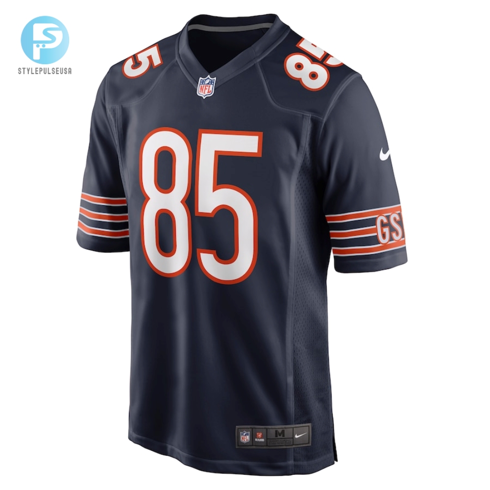 Mens Chicago Bears Cole Kmet Nike Navy Player Game Jersey 