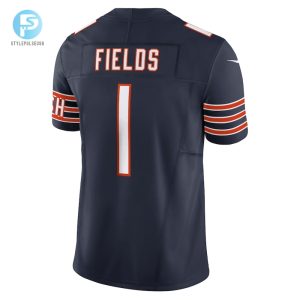 Mens Chicago Bears Justin Fields Nike Navy Vapor F.U.S.E. Limited Jersey stylepulseusa 1 2