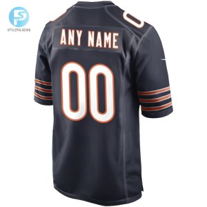 Mens Chicago Bears Nike Navy Custom Game Jersey stylepulseusa 1 2