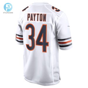 Mens Chicago Bears Walter Payton Nike White Retired Player Away Game Jersey stylepulseusa 1 2